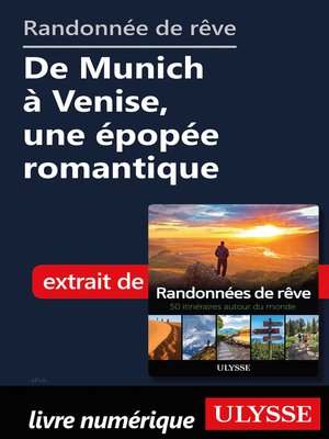 cover image of Randonnée de rêve de Munich à Venise, une épopée romantique